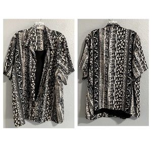 Notations Women Mock 2 piece blouse